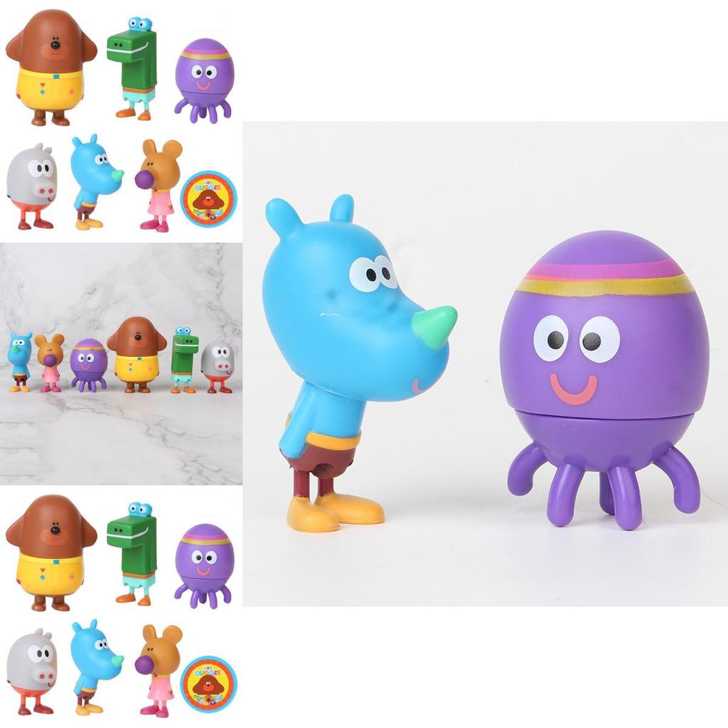 Adorabile Set di Action Figure e Spilla di Hey Duggee in PVC per il Gioco Creativo dei Bambini