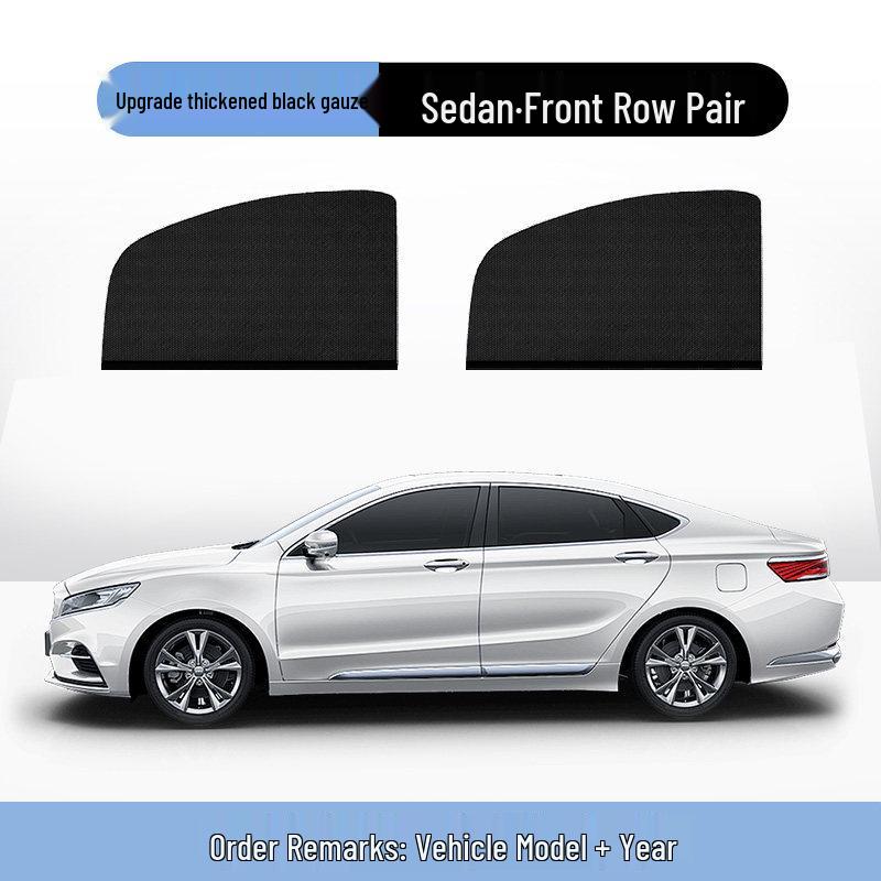 Car Window Sunshade & Mosquito Net - Insect Screen Privacy Curtain
