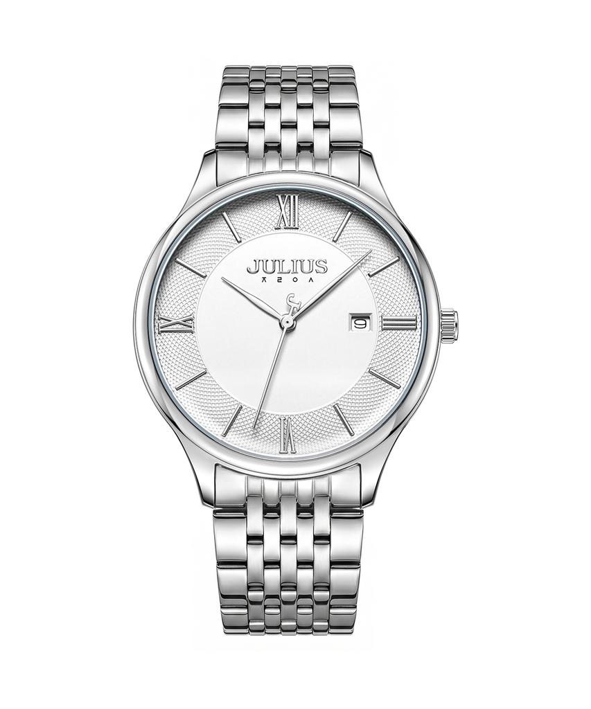 Jyullieoseu Ja-1328 Classic Round Men'S Metal Wristwatch