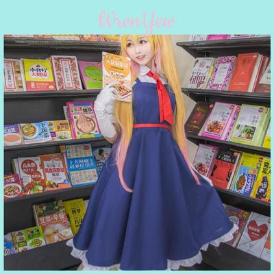 Premium Quality Miss Kobayashi's Dragon Maid Tooru Maid Dress Outfit Cosplay Costume Full Set