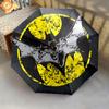 Motivo di Batman, ombrello pieghevole automatico, design portatile e pieghevole, 8 stecche, un regalo di Natale o di compleanno.