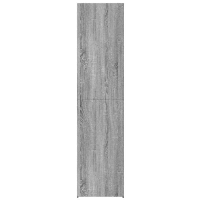 VidaXL Highboard Sonoma Grey 45x42.5x185 Cm Engineered Wood, Sideboard, Storage Cabinet, Side Panel, Cabinet, 3281411