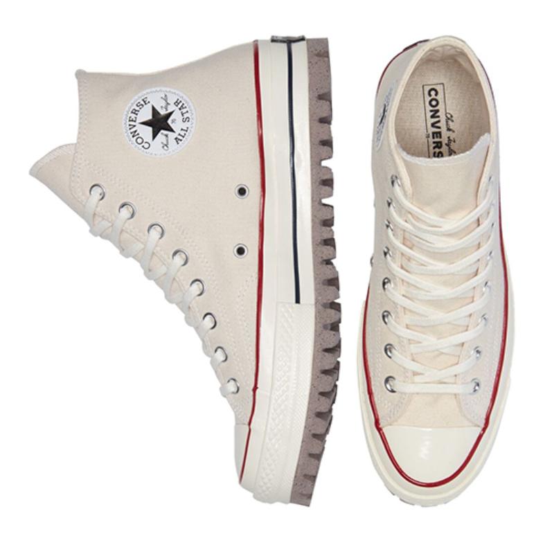 Converse Chuck Taylor All Star 1970s High Comfortable and Versatile High Top Espadrilles Unisex Off-White