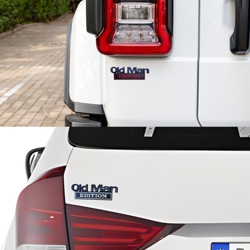 Upgrades 3D Raised Badge Sticker Unique for Vehicles Not Fade Alloy Metal Decoration Suitable for Cars Trucks SUVs