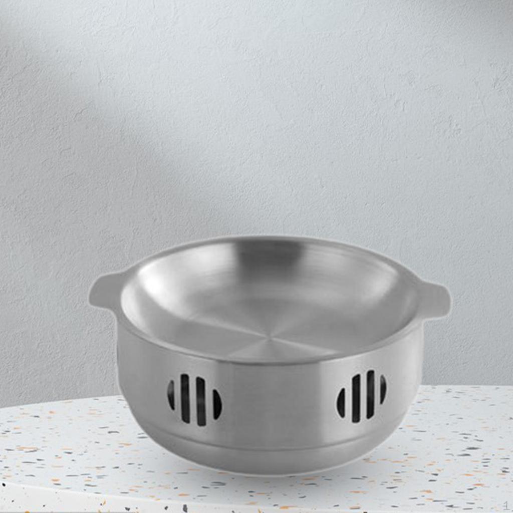 BBQ Warming Dry Pot Nabe Griddle Pan for Kitchen Picnic Camping Restaurant