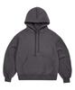 Peach Skin Balloon Over Hoodie - Charcoal