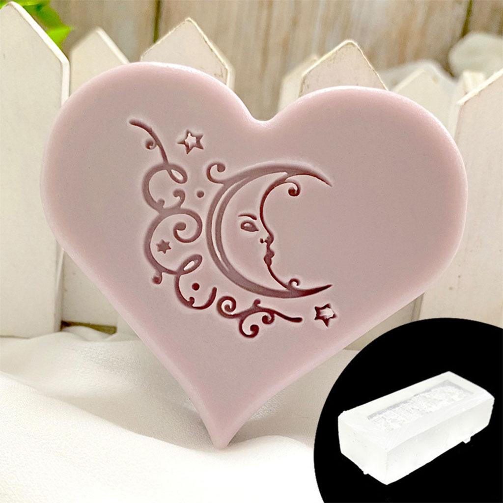 Eid Mubarak Transparent Soap Stamp Natural Soap Making Acrylic Chapter Stamper