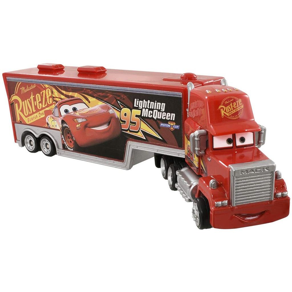 TAKARA TOMY Disney Cars Tomica Mack (Cars 3 Transporter Type) Miniature Car Toy for Ages 3 and Up
