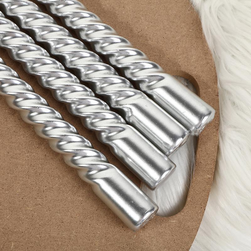 Classic European Long Rod Colorful Thread Candles for Home Romantic Candlelight Dinner Wedding Smokeless Candles Wholesale Cross Border