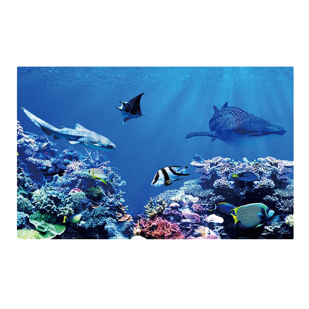 Buy 1pc Fish Tank Background Decor Exquisite Useful Backdrop Picture