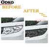 For Toyota Land Cruiser Prado 150 2018   Car Headlight Tint Black Protective Film Transparent TPU Sticker Accessories