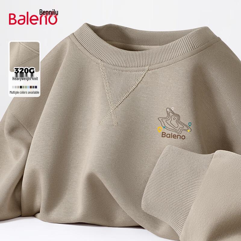Baleno Herren Rundhals-Sweatshirt mit Buchstabenprint