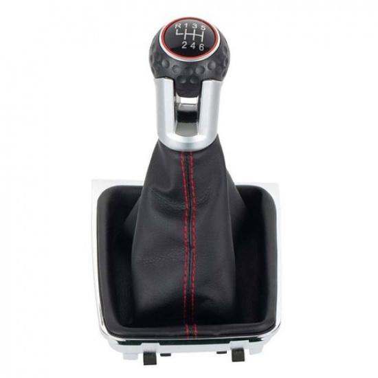 Shift Knob Gaiter Boot Car Gear Shift Knob Stick for VW Golf7 A7 MK7 for GTI GTD