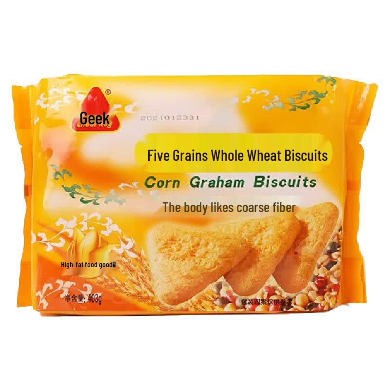 Qike Whole Wheat Five-Grain High-Fiber Biscuits