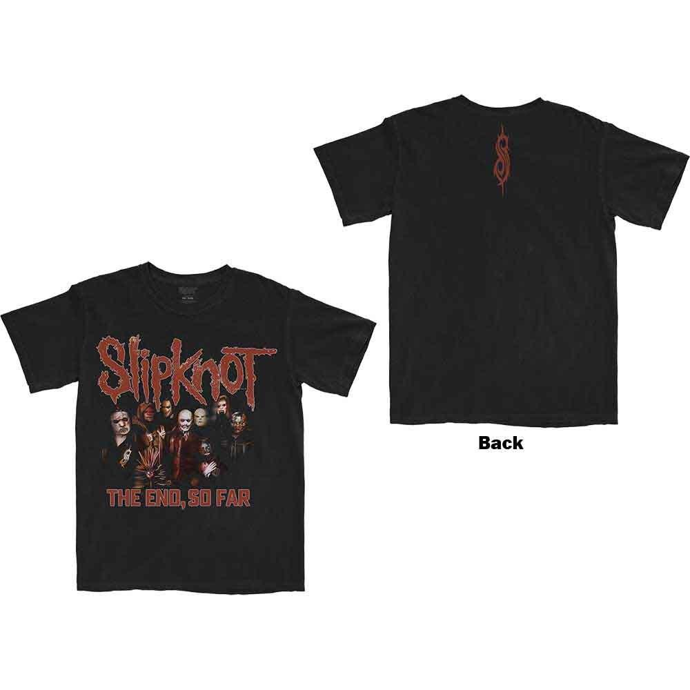 Slipknot The End So Far Group Photo T-Shirt Black New Unisex T-Shirt XXXXL