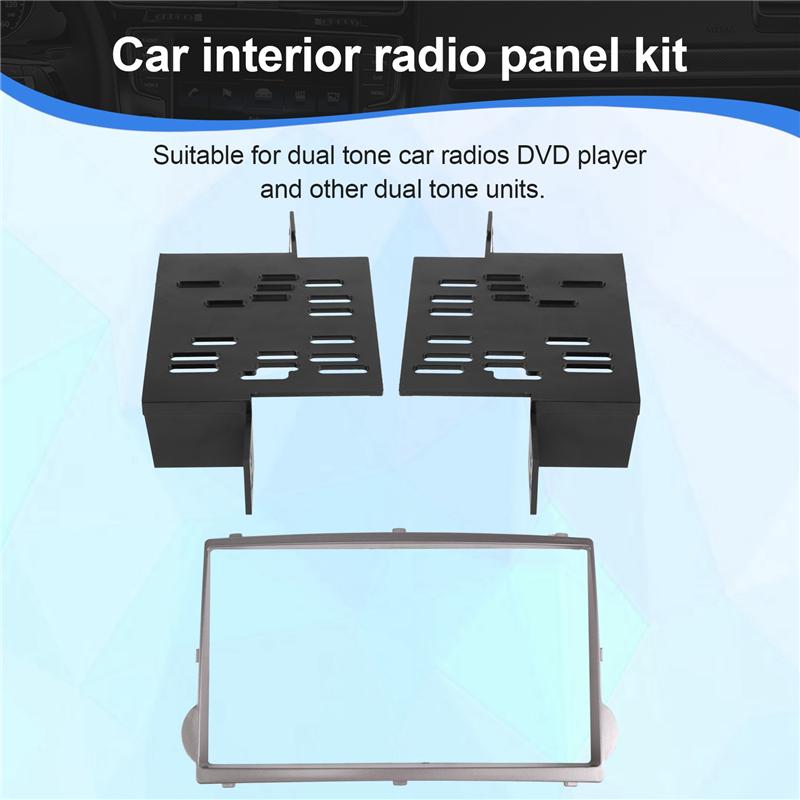 2Din Car Radio Fascia For Hyundai Starex/H1 DVD Stereo Frame Plate Adapter Mounting Dash tallation Bezel Trim Kit-A87Q