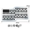 1 Pz Acciaio Inossidabile Auto Resistente all'Usura Spesso Pedale Tallone Scuff Plate Guidatore Principale Tappetino Antiscivolo Parti Interne Universali