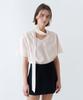 VEM.VER Half Sleeve Tie Blouse_Pale Pink