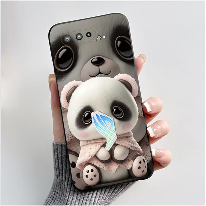 For Asus ROG Phone 5 5s Case Luxury Cute Love Rabbit Funny Soft TPU Silicone Protective Back Cover For Asus Rog 5 5s Phone Case