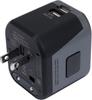 UNIVERSAL TRAVEL ADAPTER 2XUSB 12W - YT-81301
