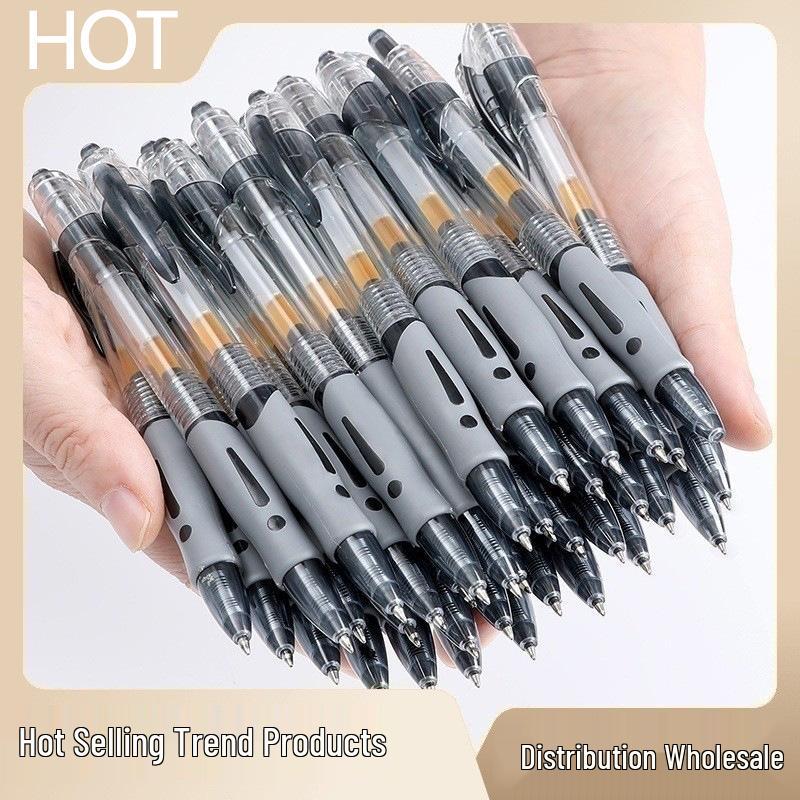 GP1008 Black 0.5mm Gel Pen, Bullet Tip - Ideal for Office and Exam Use