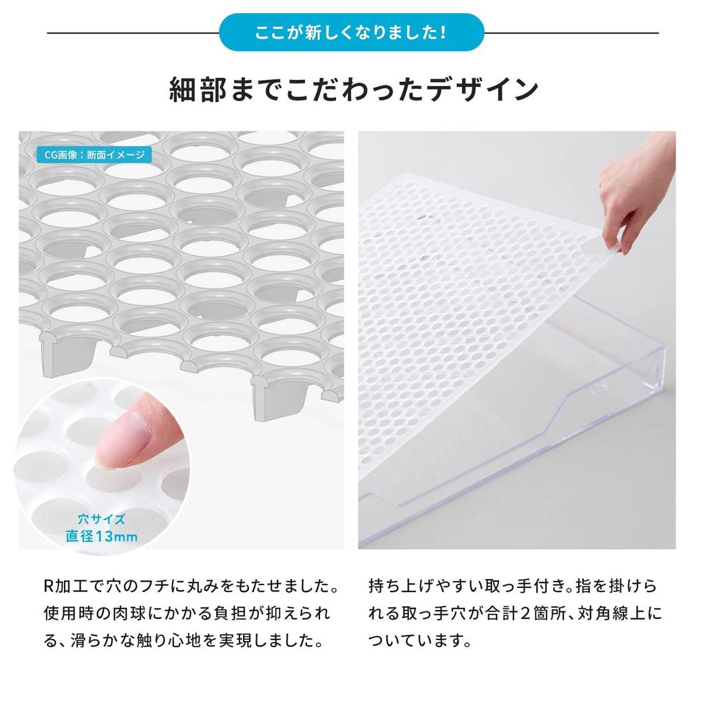 OFT Clearlet 2M Mesh Tray, Round Hole Type