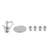 2 Sets 1:12   T Cup Set Light Luxury Exquisite Vivid   Miniature T Cup Set for   Accessories