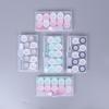 5 Pairs Contact Lens Case Cosmetic Contact Storage Box With Bottle And Tweezers