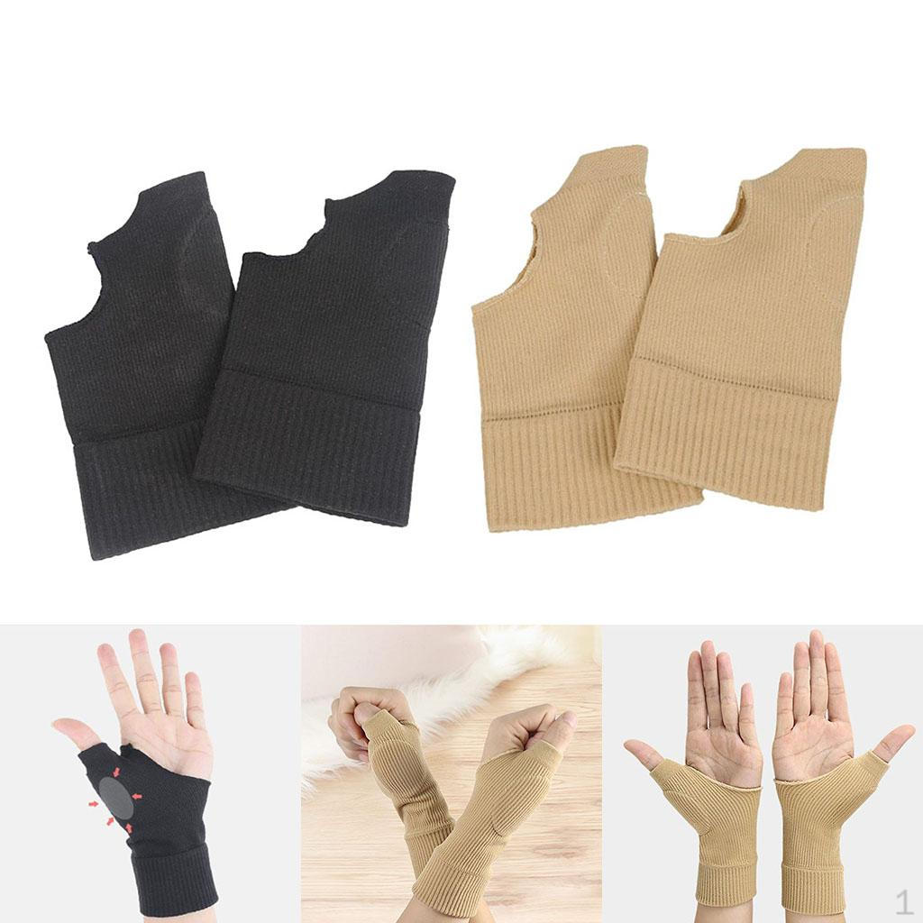 

4 шт. Эластичные перчатки-бандажи для запястья при туннельном синдроме, травмах