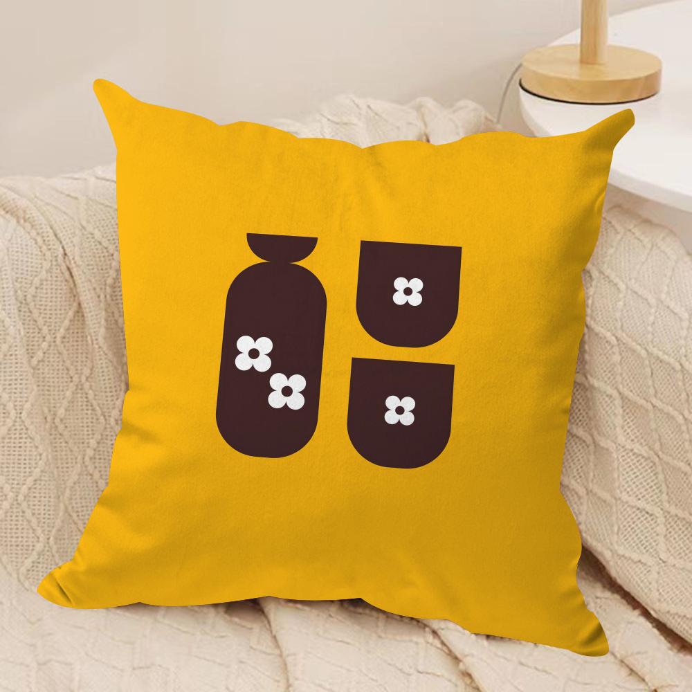 Anime Japan Day Cushion Cover Short plush Doublesided Print Square Throw Pillow Covers Sofa Home Cushion Decor