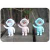 Fashion Astronaut Keychain Cartoon Spaceman Couple Keychains Sunset Projector Light Keychain Bag Ornament for Women Men