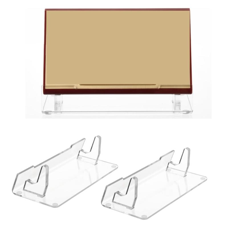 2pcs Acrylic Organizers for Video Game Consoles and Accessories Easy Assembly Display Bracket Modern Gaming Accessory