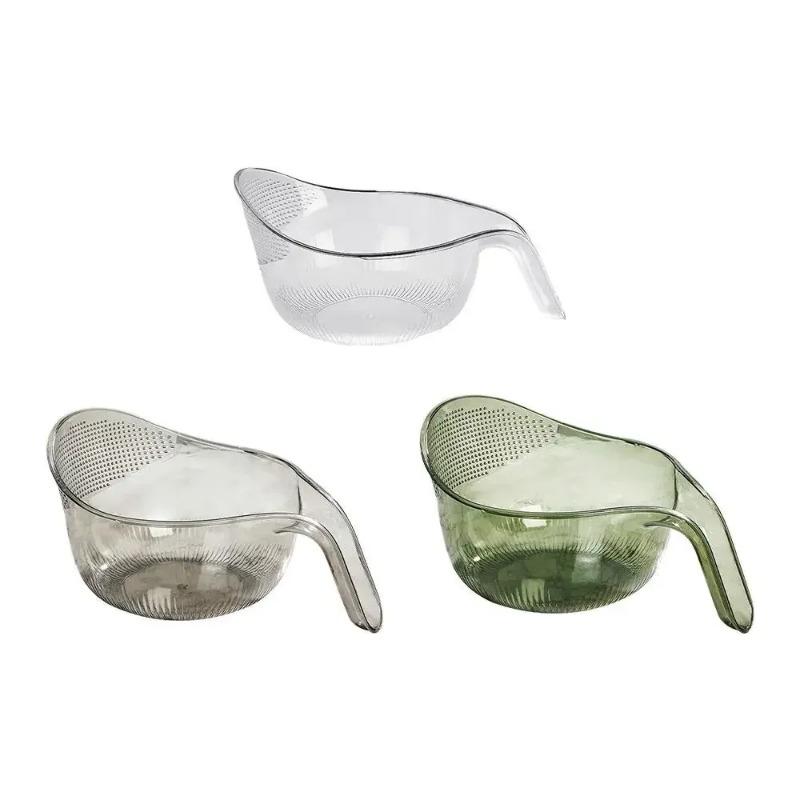 Risvaskebolle Plast dørslag Sil Grønnsaksavløp Kurv Kjøkkenverktøy Mat Bønner Sil Fruktavløp