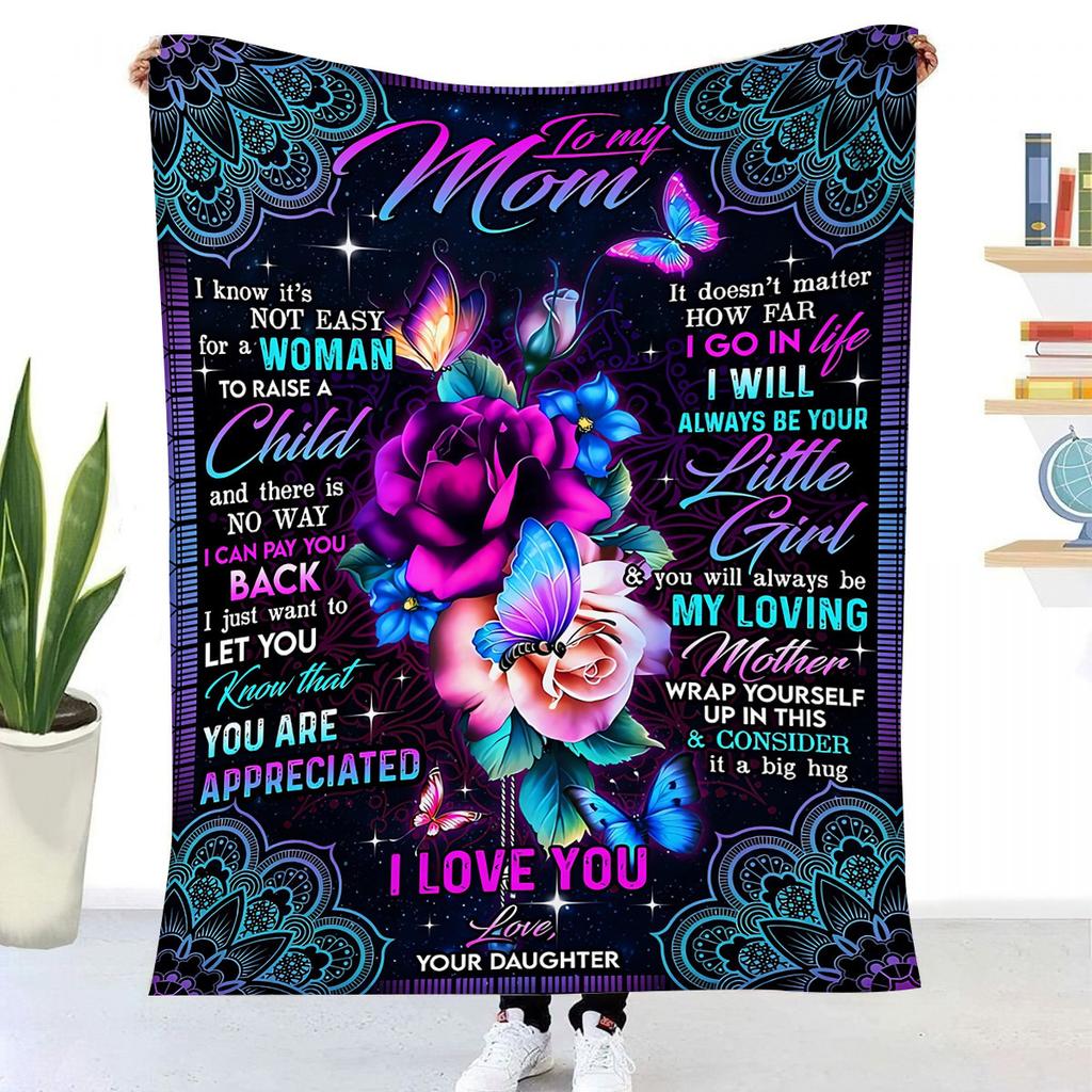 Envelope letter digital-printed polyester Bedroom velvet flannel soft sofa cover blanket Fleece soft sofa cover blankets