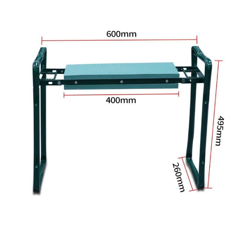 Sturdy Garden Kneeler Folding Chair With Dual Purpose Seating And Kneeling