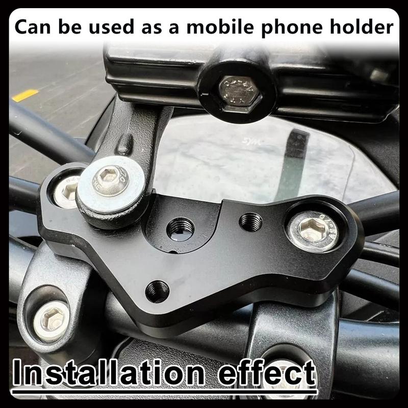 For SYM DRG BT R-Edition / MMBCU / NAGA / CNC Aluminum Alloy Multifunctional Handlebar Mount Bracket Motorcycle  Accessories