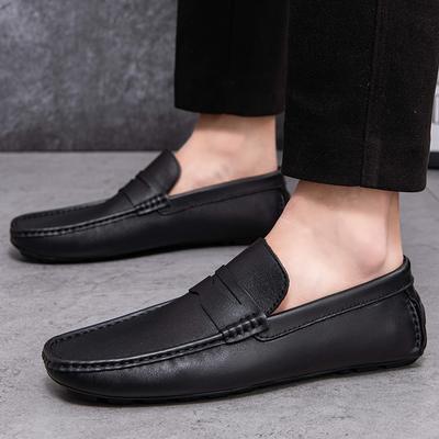 Men's Loafer Genuine Cow Leather Dress Shoes Natural Material Breathable Moccasins Leisure Shoe Hombres Luxury Brand Moccasins