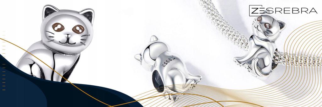 Charms 925 Cat Pendant Bead Kitty Charms 925