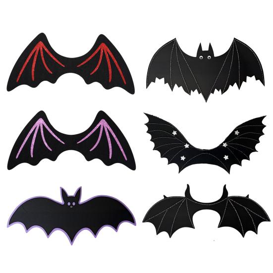 Gothic Bat Wing Unisex Strap-On Witch Dress Up Wing Halloween Party Bat Devil Wing for Cosplay Costume Accessories