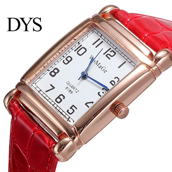 Watch Wrist Square Case Comfortable Alloy Unisex Casual Quartz Wristwatch for Daily Life Analog