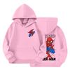 Kids' Long Sleeve Loose Fit Pullover Hoodie with and Print