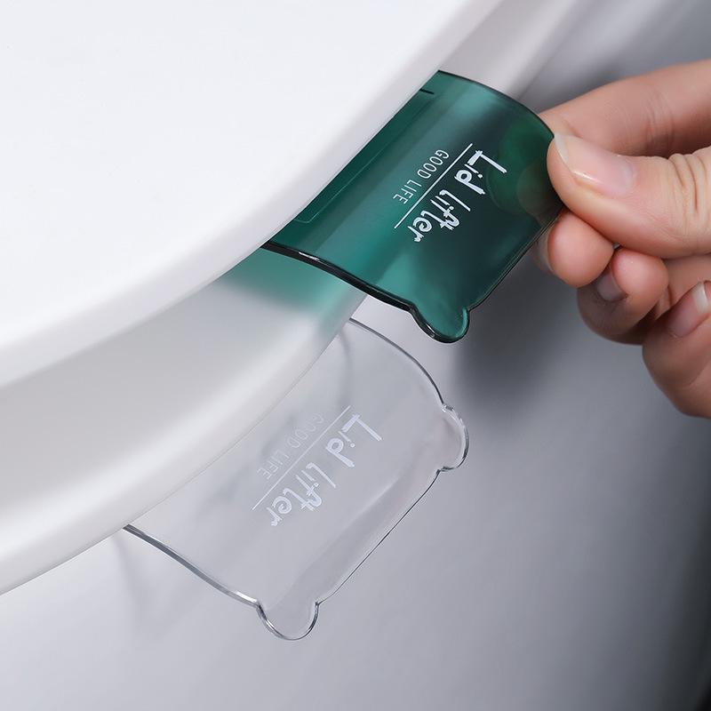 

Handheld Toilet Seat Lifter and Opener for Sanitary Use прозрачный красный