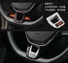 Pro VW Styling nového vozu Znak na volant z měkké smaltované nálepky pro Volkswagen golf 6 golf 7 POLO Tiguan PASSAT B7 TOURAN Scirocco Ac