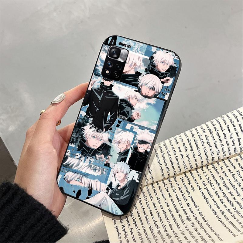 Jujutsu Kaisen Satoru Gojo Phone Case For Xiaomi Redmi note 13 12 Pro 11S 11 10 Pro 10S 12S Redmi 10 9C 13C
