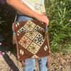 Kilim Messenger Bag, Chocolate