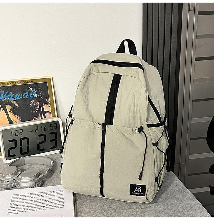 

New Ins Niche Style Drawstring Casual Fashion Backpack for Both Men and Women, Lightweight Travel, Large Capacity Backpack