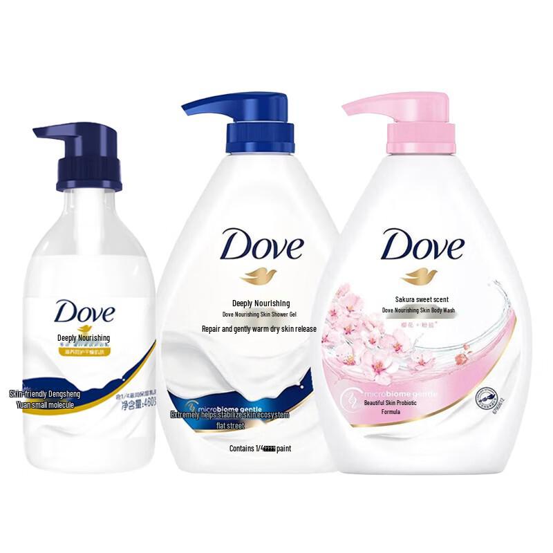

Набор питательных гелей для душа Dove
