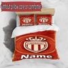 3pcs Duvet Cover Set (1*Duvet Cover + 2*Pillowcase, Without Core), Custom Name AS Monaco Pattern Bedding Set, Home Bedroom Decor Gift