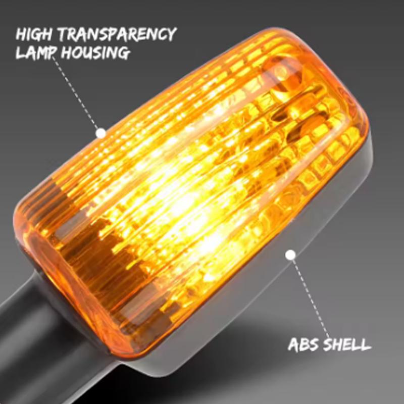 4Pcs Universal Motorcycle Blub Turn Signal Lamp Turning Indicators Light Blinkers Signal Amber Bike Motorcycle Accessories 12V