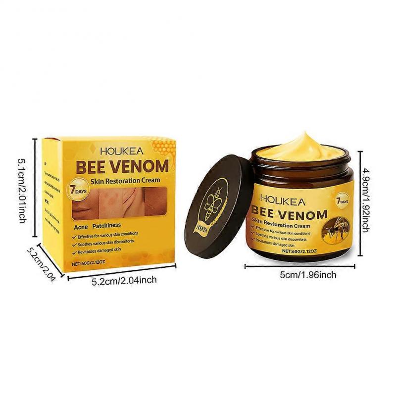 Bikvalshudåterställande Kräm, Effektiv Minskningskräm för Fläckar och Ärrbildning, Naturliga Anti-Aging Milda Formler, för Ansikte Kropp